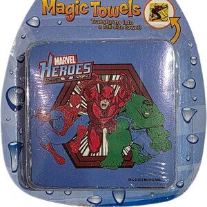 Magic Towel, Heroes with blue background